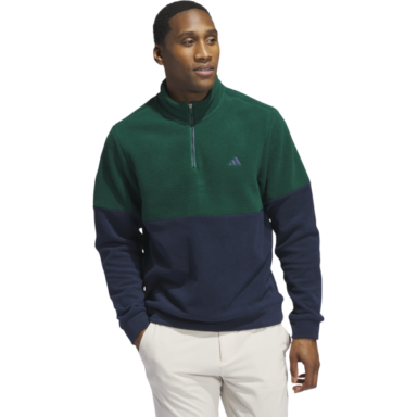 adidas Layer Ultimate365 Fleece 14 Zip grünnavy