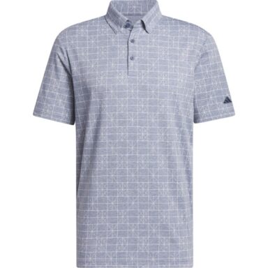 adidas Polo Go-To Printed graublau