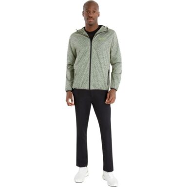 Calvin Klein Golf Jacke Nantucket Printed Windbreaker beigebraun