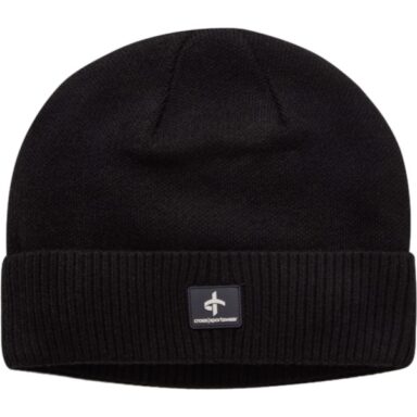 Cross Beanie schwarz