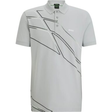 HUGO BOSS Polo Paddy 3 hellgrau