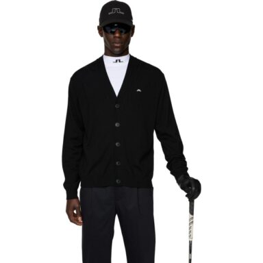 J. LINDEBERG Jacke Lucas Cardigan schwarz