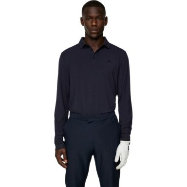 J. LINDEBERG Polo Florian Longsleeve navy