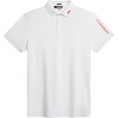 J. LINDEBERG Polo Tour Tech Seasonal weiß