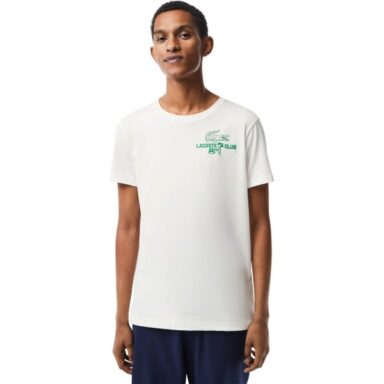 LACOSTE Polo Golf aus Bio-Baumwolle weißgrün