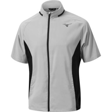 Mizuno Jacke Drizzle kurzarm grau