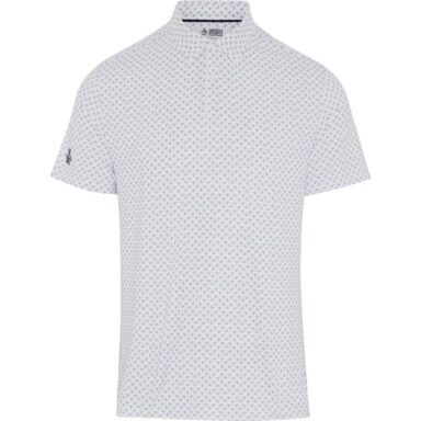 Original Penguin Polo Retro Geo Print weiß