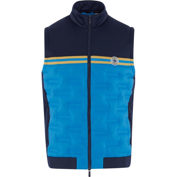 Original Penguin Weste 80s Mixd Media Color Block blauschwarz