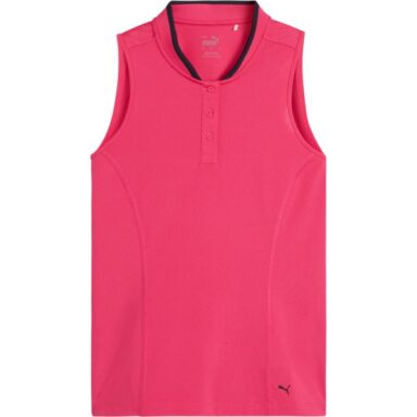 Puma Polo Pique Top pink