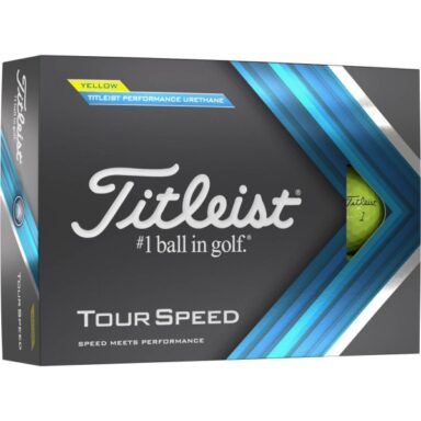 Titleist Tour Speed 2022 Golfbälle - 12er Pack gelb