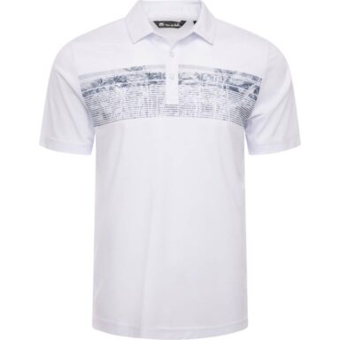 TRAVISMATHEW Polo Banzai Beach weiß
