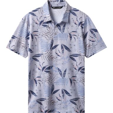 TRAVISMATHEW Polo Rip Current hellgrau