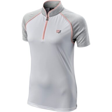 Wilson Polo mit Zip weißaprikot