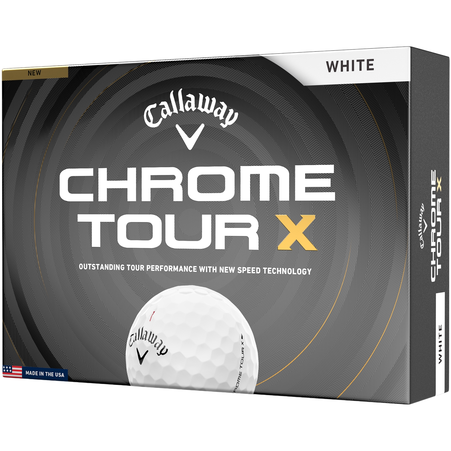 Callaway Golfbälle Chrome Tour X 2026 - 12er Pack