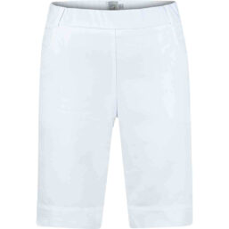 girls golf Bermuda Shorts Square White