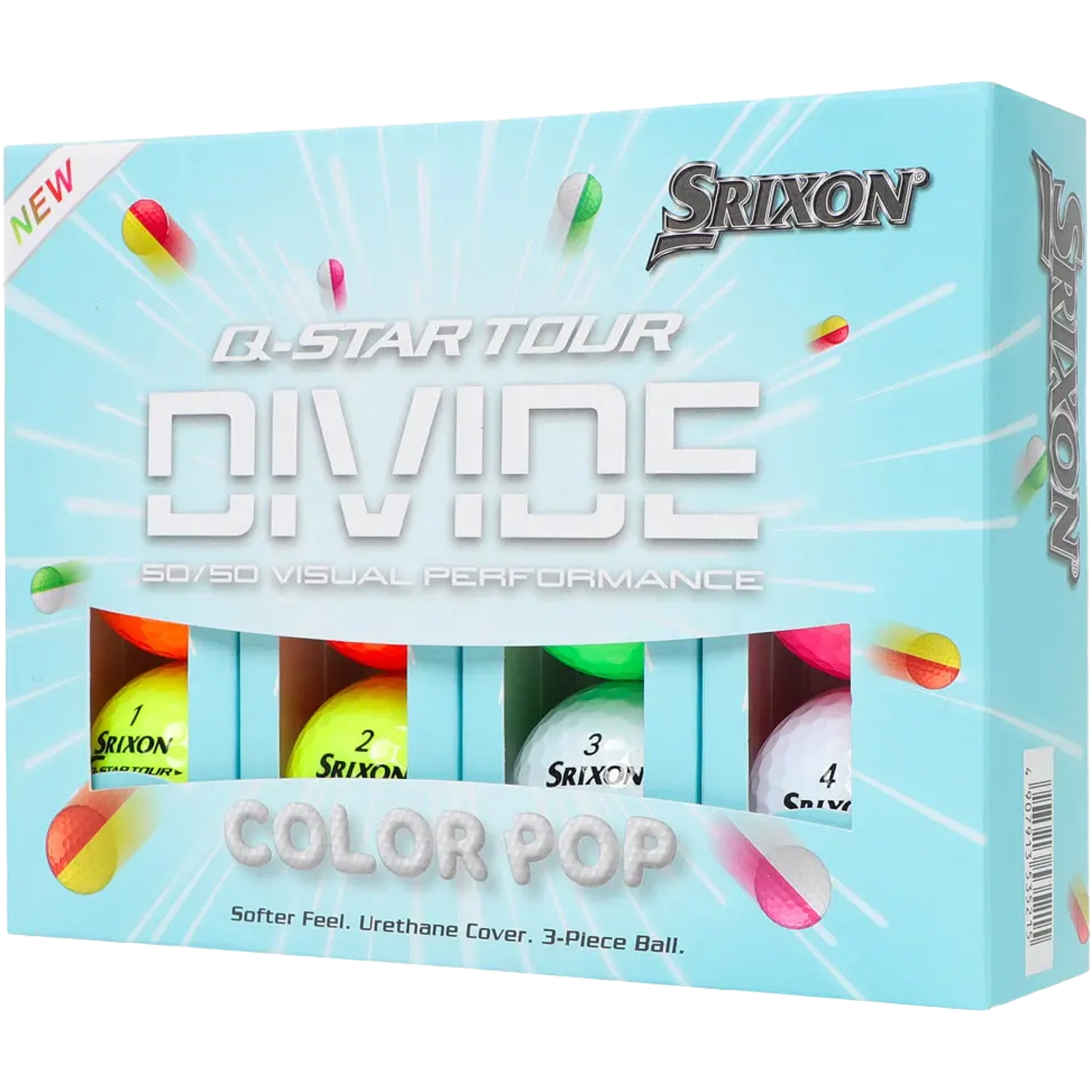 Srixon Golfbälle Q-Star Tour 6 Divide - 12er Pack