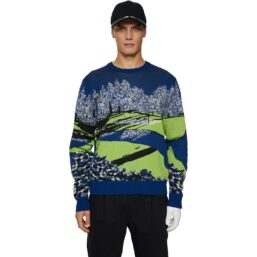 J. LINDEBERG Pullover Alexander Jacquard