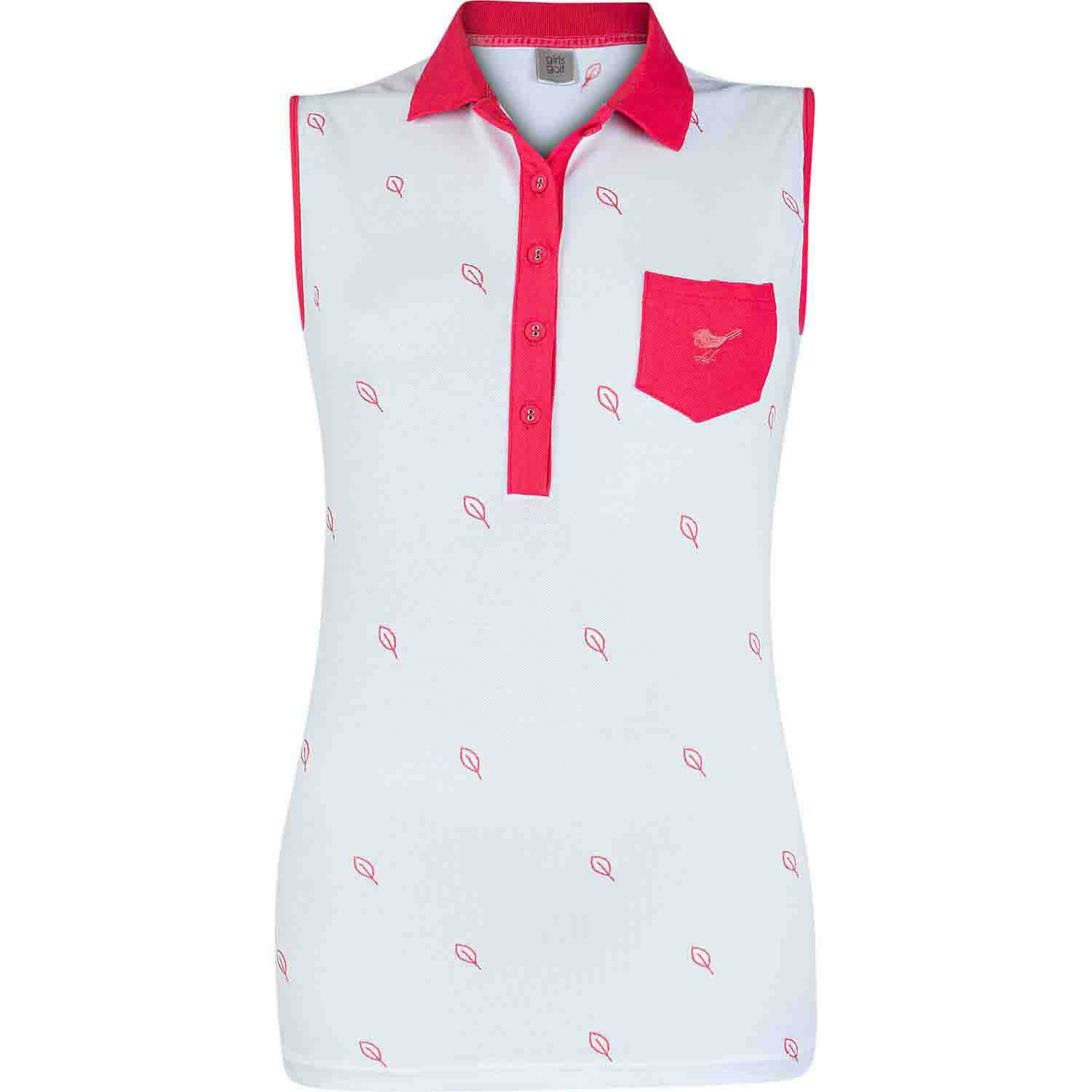 girls golf Polo Little Leaves