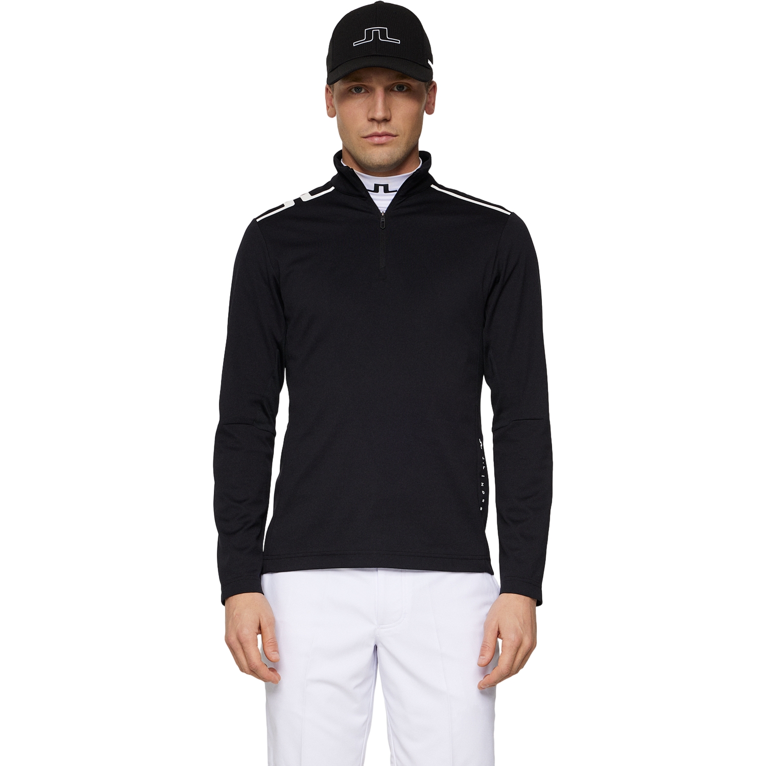 J. LINDEBERG Layer Leon 1/4 Zip Mid