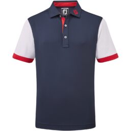 FootJoy Polo Junior Colour Block Pique