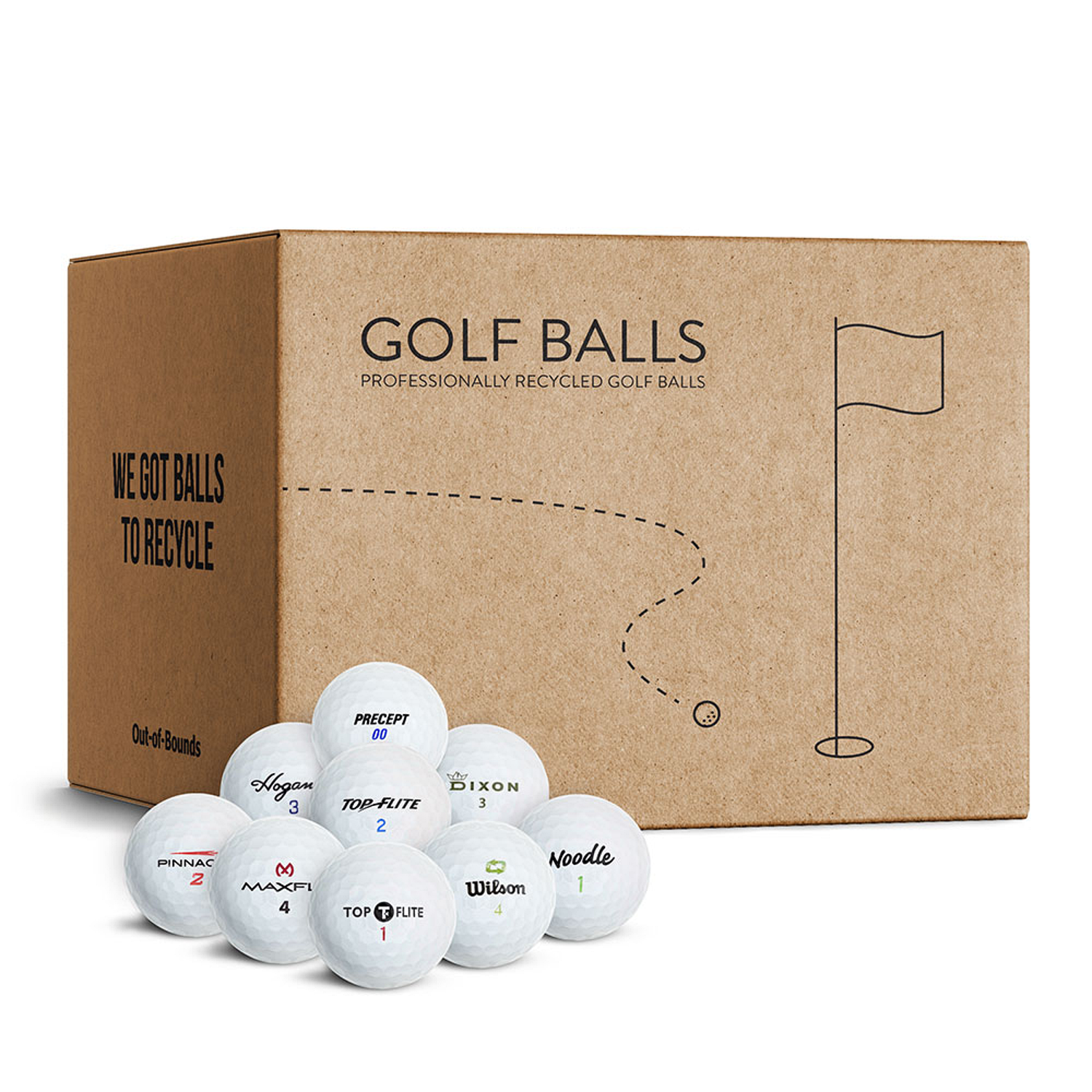Sonstige Lakeballs Mix AAAA - 50er Pack