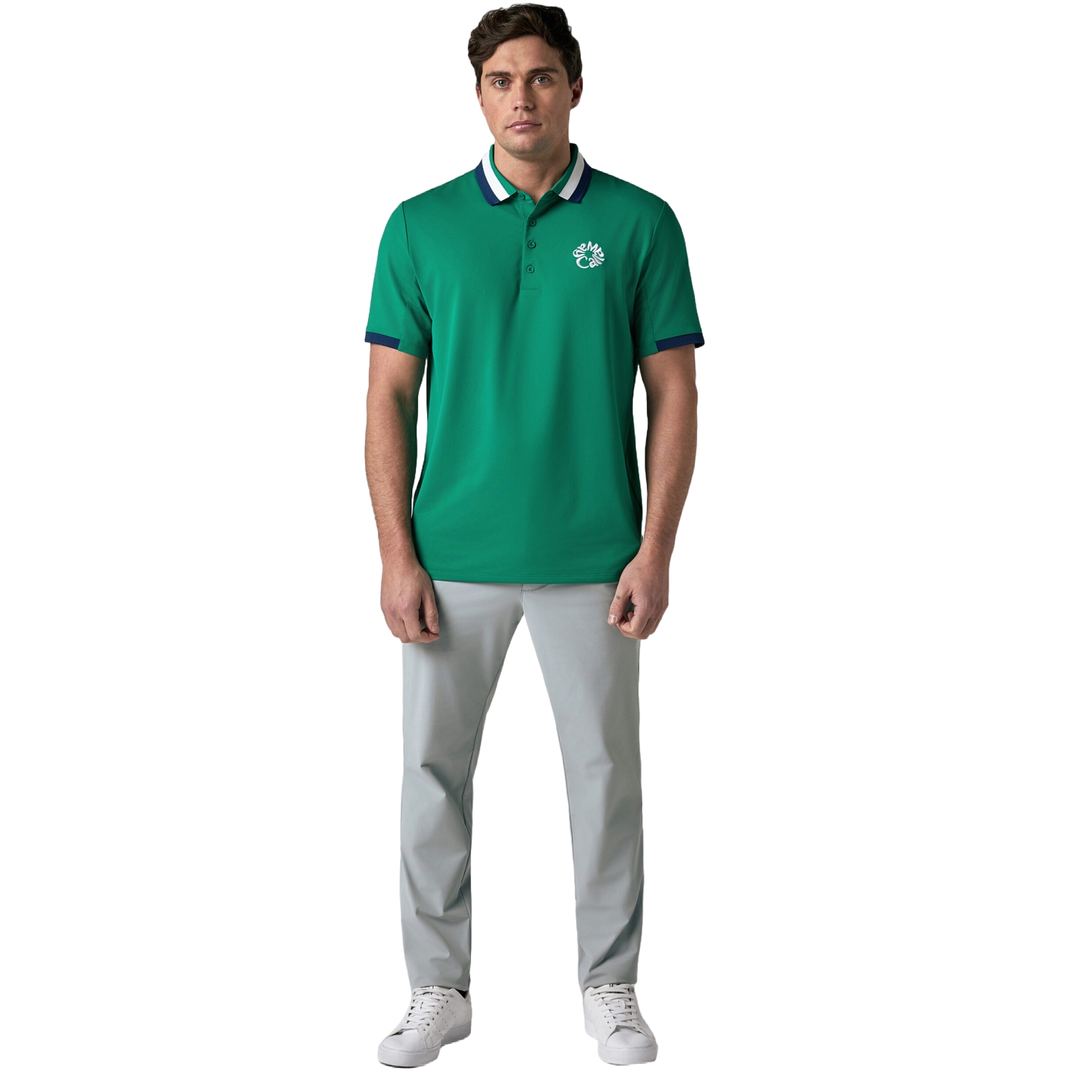 Callaway Polo Striped Rib Collar Legacy