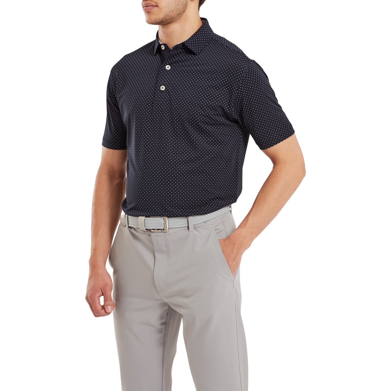 FootJoy Polo Stretch Lisle Dot Print