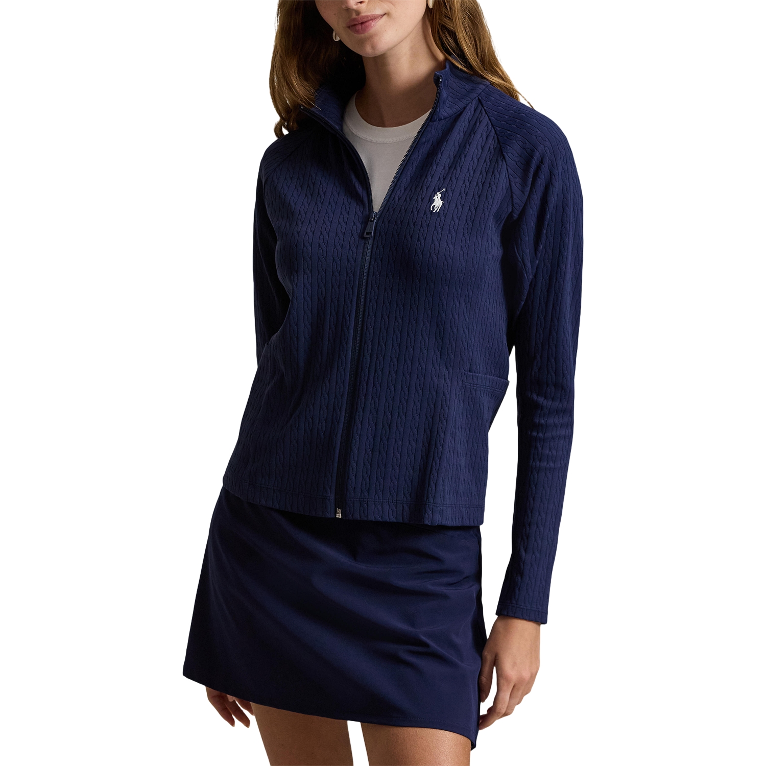 RALPH LAUREN Layer Knit-Full Zip