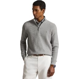RALPH LAUREN Layer Cotton Coolmax Half Zip