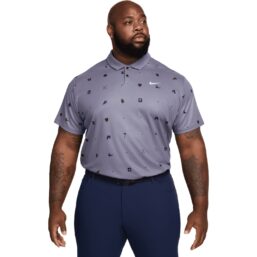 Nike Golf Polo DriFit Tour Icon Print