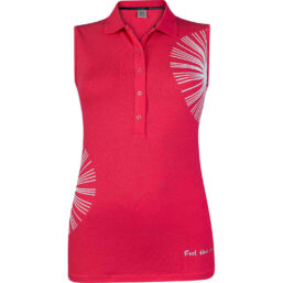 girls golf Polo Puff Flower