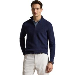 RALPH LAUREN Layer Cotton Coolmax Half Zip