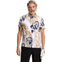 J. LINDEBERG Polo Tour Tech Print