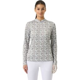Daily Sports Layer Dull Printed Half Neck