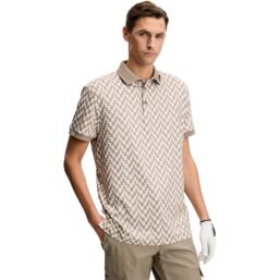 J. LINDEBERG Polo Tour Tech Print