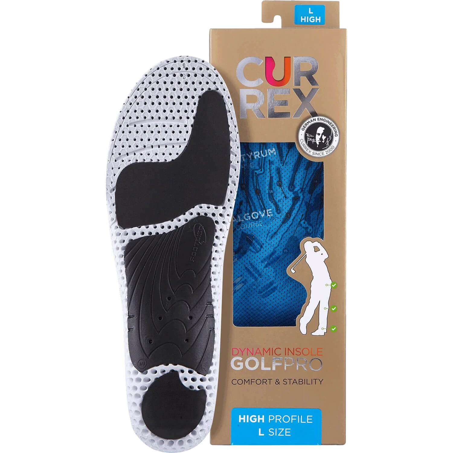 CURREX GolfPro Einlegesohlen High XS