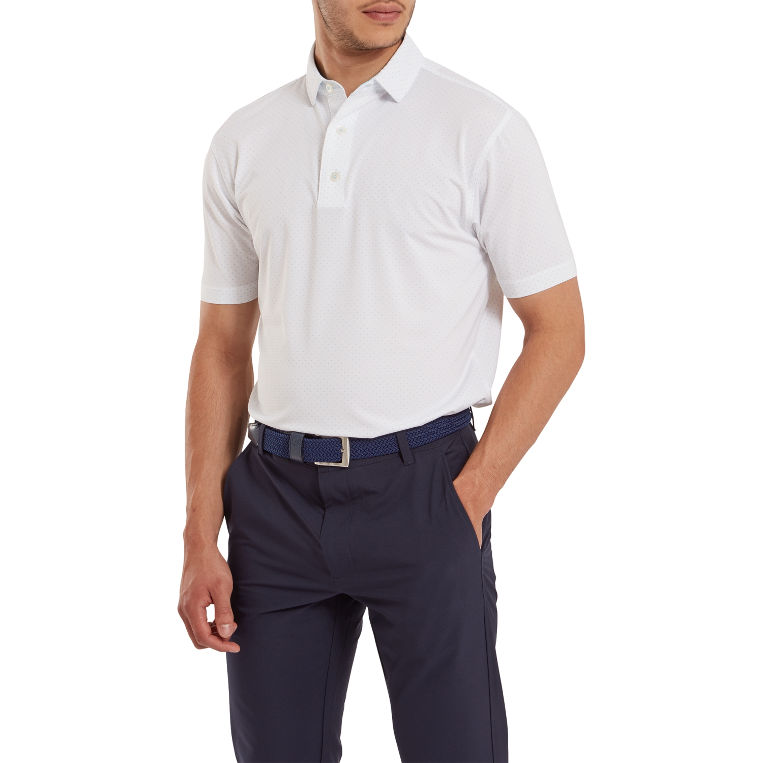 FootJoy Polo Stretch Lisle Dot Print