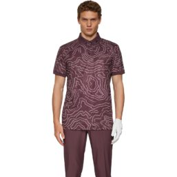 J. LINDEBERG Polo Tour Tech Print