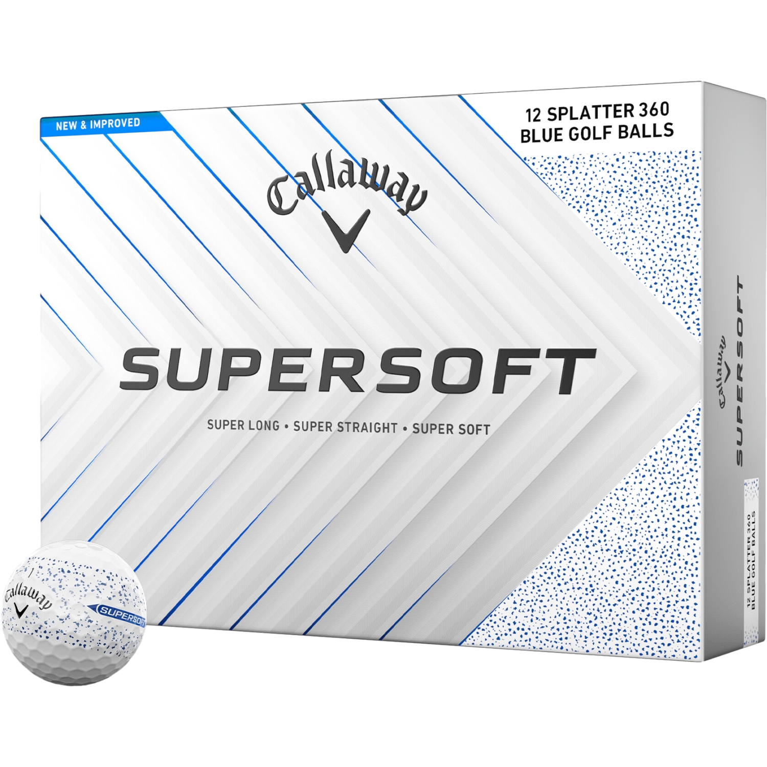 Callaway Golfbälle Supersoft Splatter 360 - 12er Pack