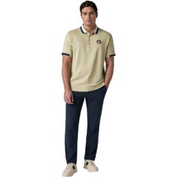 Callaway Polo Striped Rib Collar Legacy