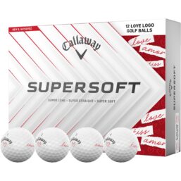 Callaway Golfbälle Supersoft LTD 2025 LOVE - 12er Pack