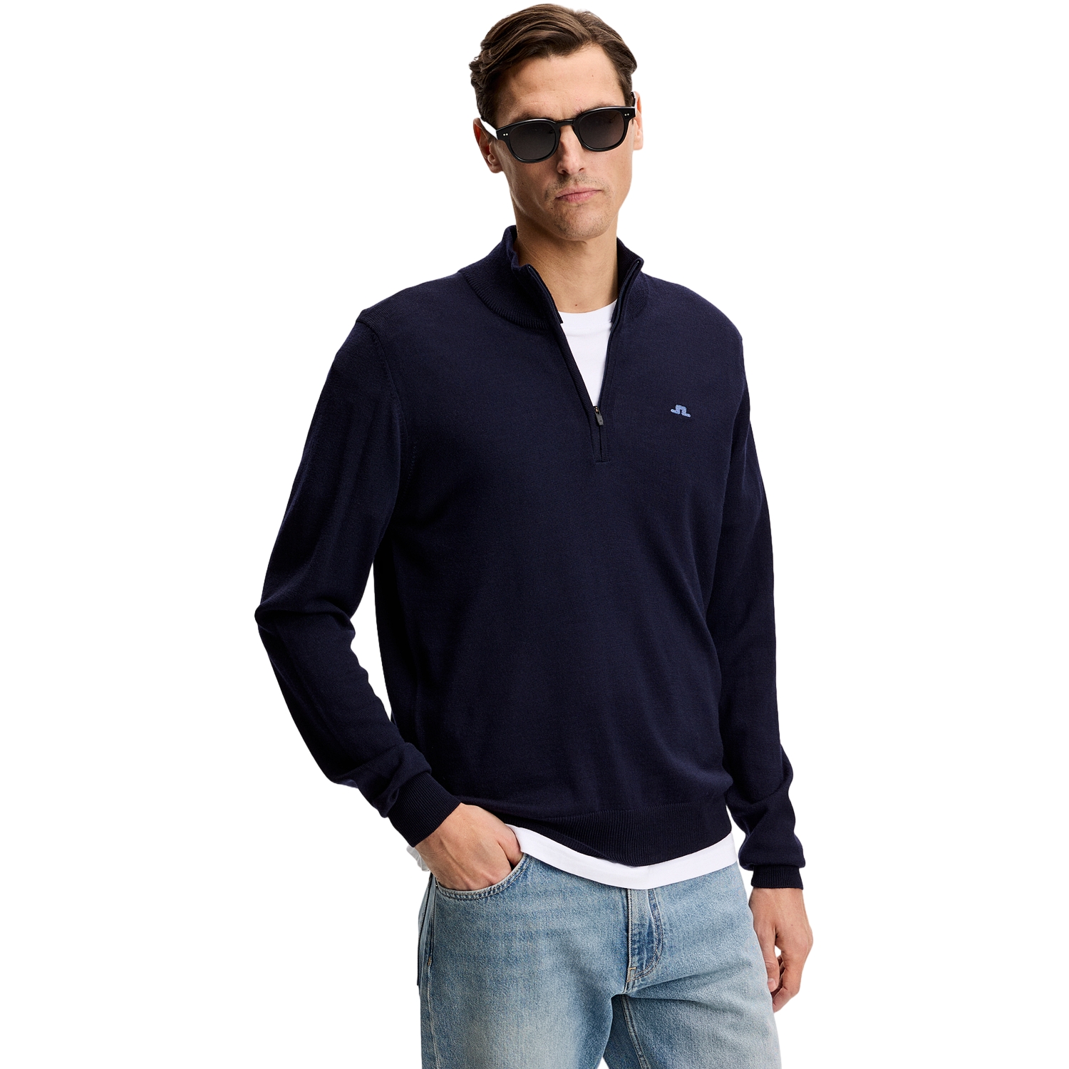 J. LINDEBERG Pullover Kiyan Quarter Zip
