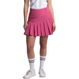 Cross Skort Solid Pleat
