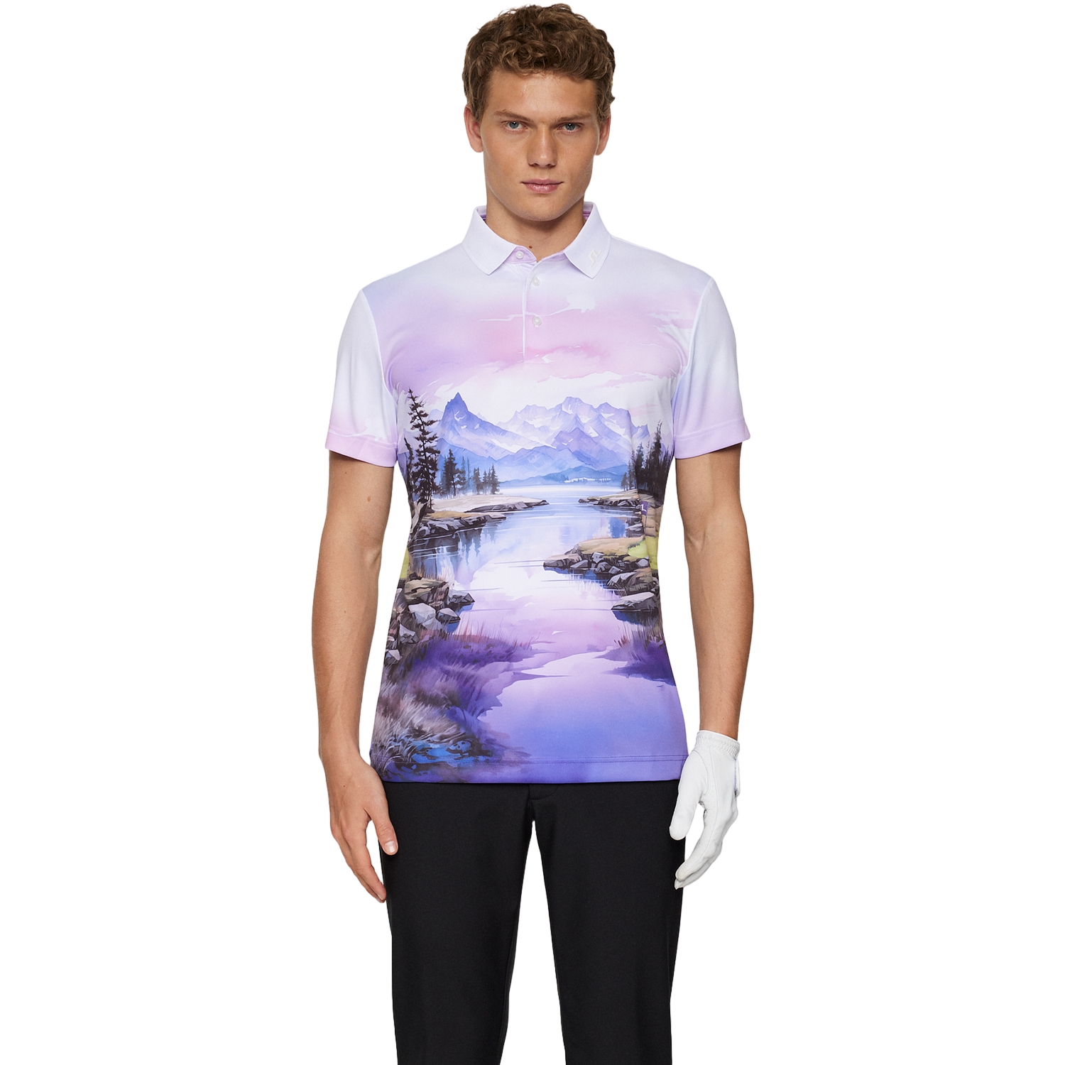 J. LINDEBERG Polo Samuel Print