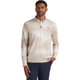 Puma Layer Cloudspun Tech Coastal Claret 1/4 Zip