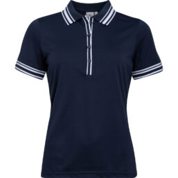 Cross Polo Nostalgia II Pique mit Knopfleiste