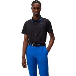 J. LINDEBERG Polo Fryes, schwarz