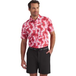 Puma Polo PTC Palm, weiß/weinrot
