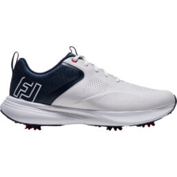 FootJoy Golfschuhe Herren Qualifier, weiss/blau/rot
