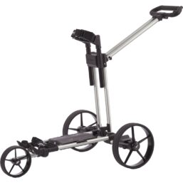 Flat Cat E-Trolley Ahead 3.0, silber/gebürstet